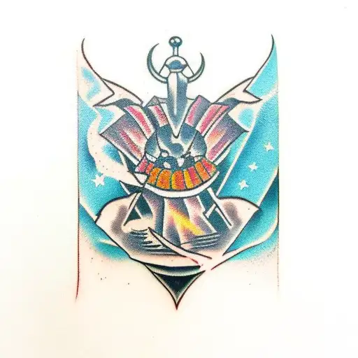 tarot cards tattoo design idea