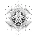 David star, soliman star, supernatural tv show stat tattoo design idea