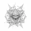 David star, soliman star, supernatural tv show stat tattoo design idea