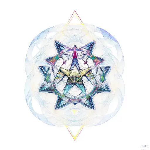 Metatron  tattoo design idea