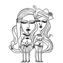 Prostitutes tattoo design idea