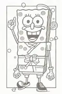 SpongeBob tattoo design idea