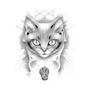 mew tattoo design idea