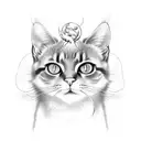 mew tattoo design idea