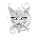 mew tattoo design idea