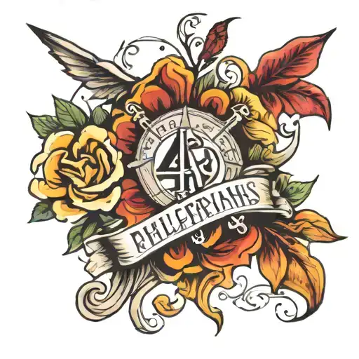 Philippians 4:13 tattoo design idea