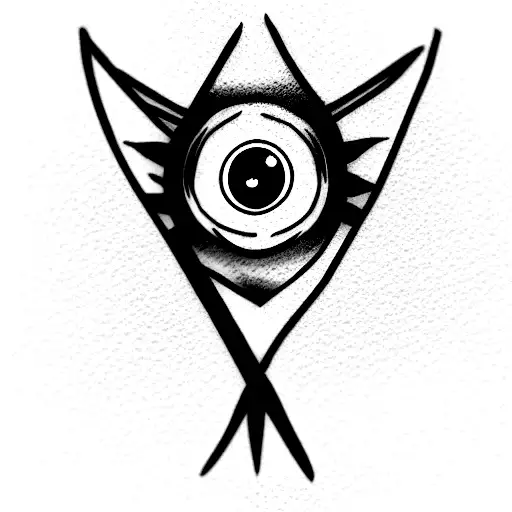 wolf with mangekyou sharingan eyes tattoo design idea
