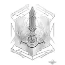 Sword, LOTR, Narsil, reborn tattoo design idea