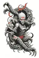 Pain akatsuki tattoo design idea