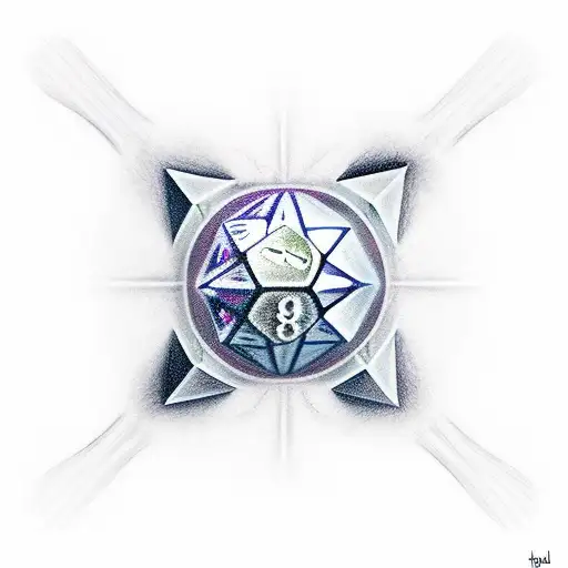 Dice tattoo design idea