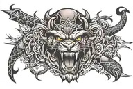 He who suffers wins tattoo design idea