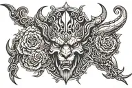 He who suffers wins tattoo design idea