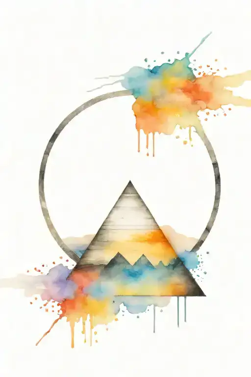 dark side of the moon tattoo design idea