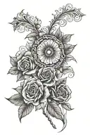 Romans 8:11 tattoo design idea