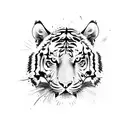 Tiger tattoo design idea