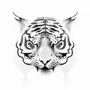 Tiger tattoo design idea
