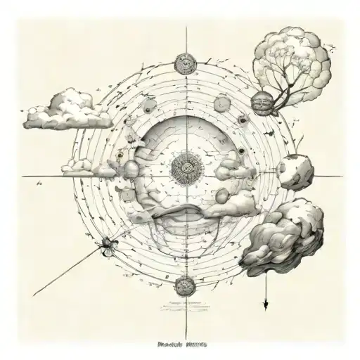 Throughput Heaven and Earth, I alone am the honoured one tattoo design idea