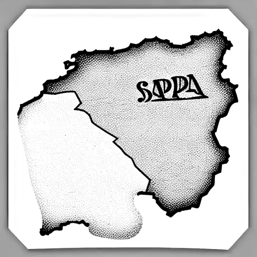 map spain-romania tattoo design idea