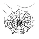 spiderweb with ironman's arc reactor tattoo design idea