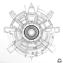 arc reactor tattoo design idea