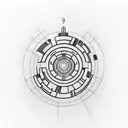 arc reactor tattoo design idea