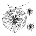 arc reactor and spiderweb tattoo design idea