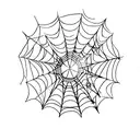 arc reactor and spiderweb tattoo design idea