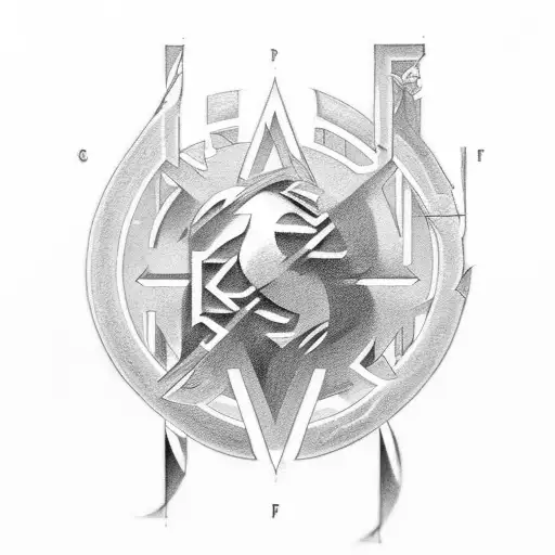 alphabet  tattoo design idea