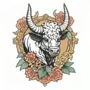 black clover black bull anime inspired tattoo tattoo design idea