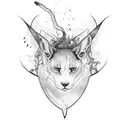 thunderstorm tattoo design idea