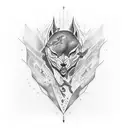 thunderstorm tattoo design idea