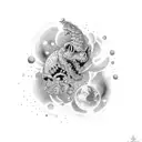 friends forever infinite tattoo design idea