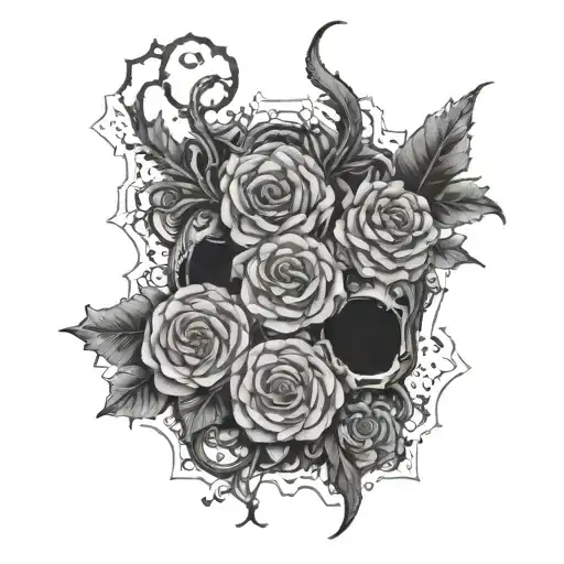 moment mori memento vive tattoo design idea