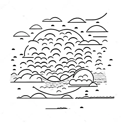 rain, river, patience  tattoo design idea