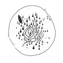 rain, river, patience  tattoo design idea