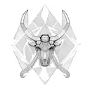 Taurus aries tattoo design idea