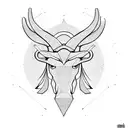 Taurus aries tattoo design idea