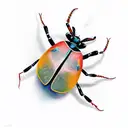 box elder bug tattoo design idea