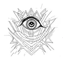 Evil Eye tattoo design idea