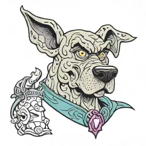 scooby doo villans tattoo design idea