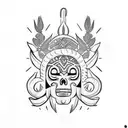 taíno tattoo design idea