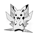 Pikachu  tattoo design idea