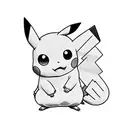 Pikachu  tattoo design idea