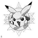 Pikachu  tattoo design idea