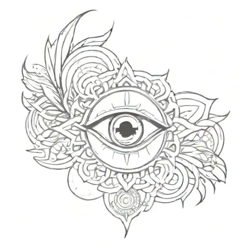 third eye tattoo tattoo design idea