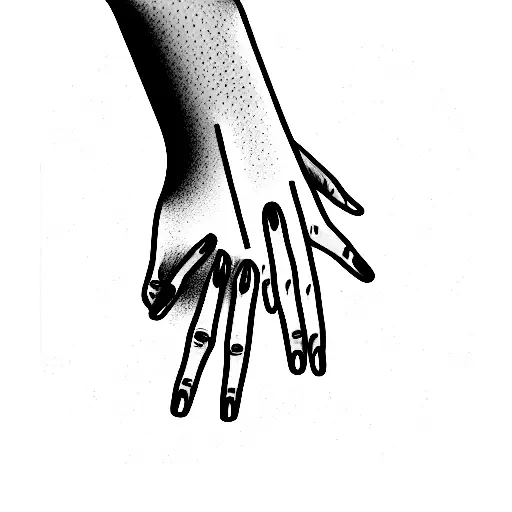 dancing with our hands tied tattoo design idea