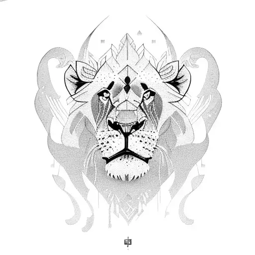 Lion King tattoo design idea
