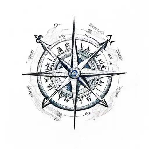 Sailor, Ship, Compass, Map, Freedom, Anchor, Sea, Ocean, Sea gull tattoo design idea