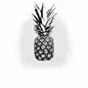 Pineapple tattoo design idea