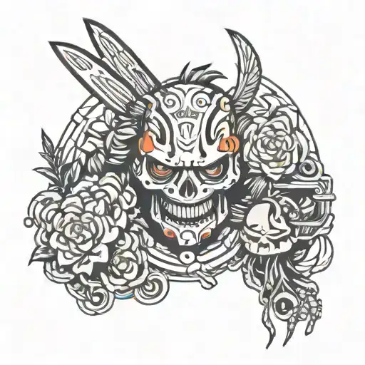 Makima from Chainsaw Man tattoo design idea